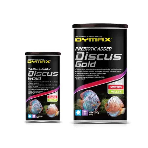 Dymax Discus Gold 2mm Pellets (19.1oz/540g)