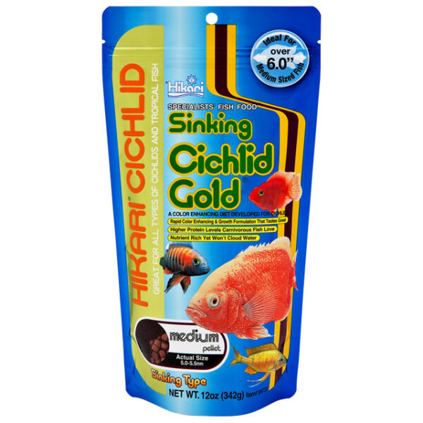 Hikari Cichlid Cichlid Gold Sinking Medium 342g
